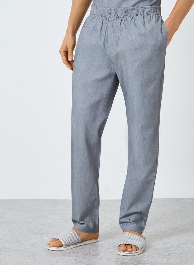 Styli Men Relaxed Fit Buttoned Shirt and Pyjama Set - Image 3